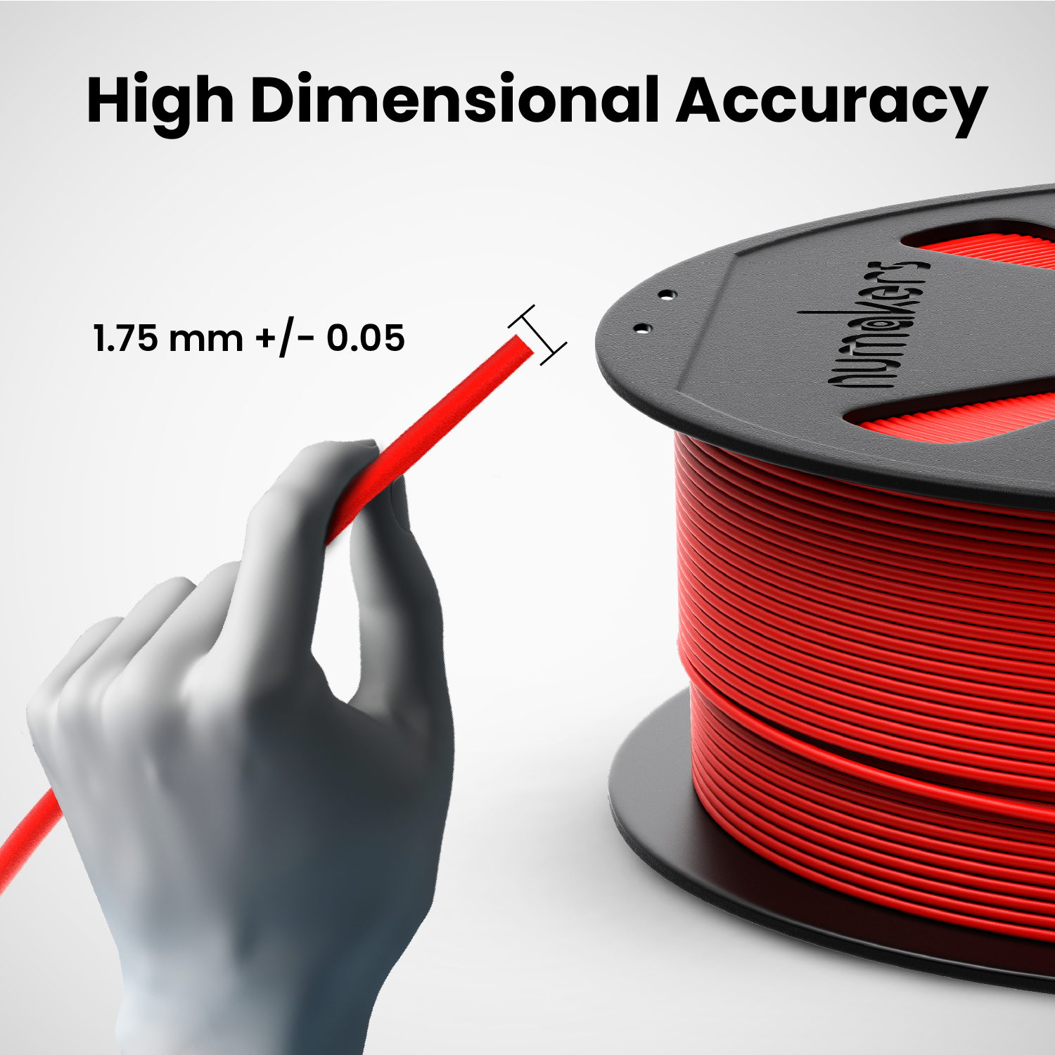 1.75 mm Pitch Black ASA Filament at best price in Surat by Numakers Asia  LLP